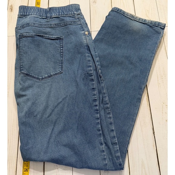 J. Jill Denim - J‎ Jill Jeans Womens Tried & True Fit Straight Leg Med Wash Denim Sz 18